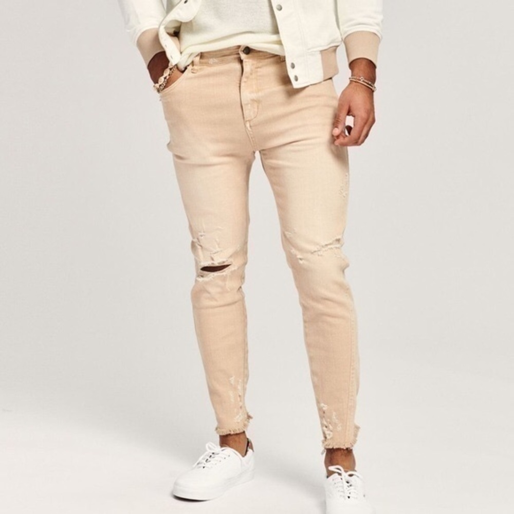 SER.O.YA Jeans Diego Tapered Crop Jean Sand Dune